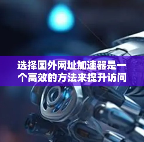 选择国外网址加速器是一个高效的方法来提升访问速度，尤其是在面对网络延迟或服务器延迟时。以下是一些推荐的加速器，并基于不同的需求进行评估