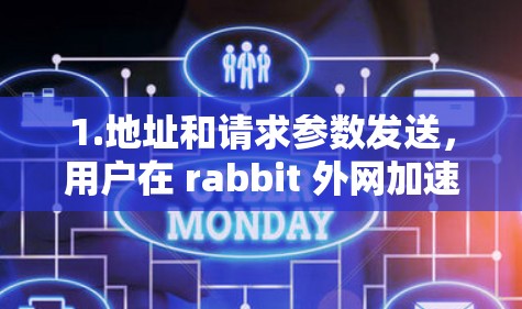1.地址和请求参数发送，用户在 rabbit 外网加速器的网页中，输入地址和请求参数，发送给加速器