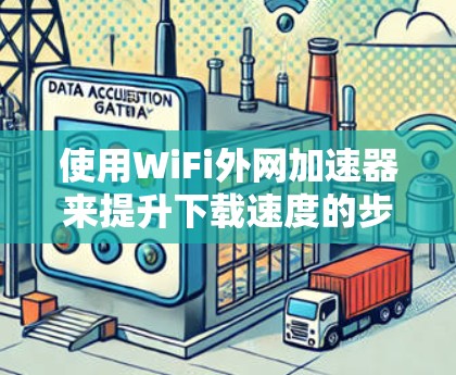 使用WiFi外网加速器来提升下载速度的步骤如下