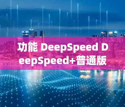 功能 DeepSpeed DeepSpeed+普通版