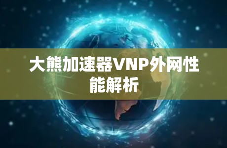 大熊加速器VNP外网性能解析 大熊加速器VNP外网性能解析