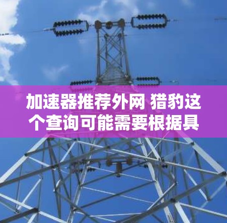 加速器推荐外网 猎豹这个查询可能需要根据具体车型和用途来推荐。以下是一些建议,假设您指的是猎豹跑车或相关车型 加速器推荐外网 猎豹这个查询可能需要根据具体车型和用途来推荐。以下是一些建议,假设您指的是猎豹跑车或相关车型