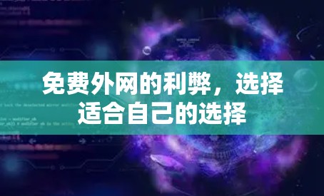 免费外网的利弊,选择适合自己的选择 免费外网的利弊,选择适合自己的选择