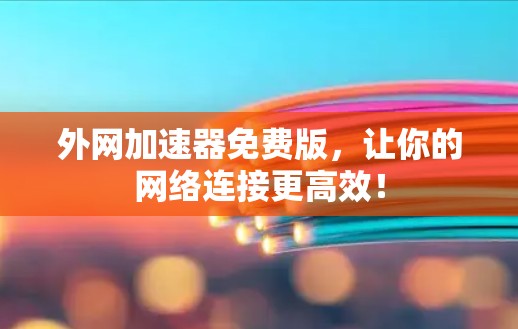 外网加速器免费版，让你的网络连接更高效！