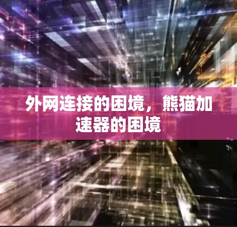 外网连接的困境，熊猫加速器的困境