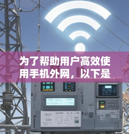 为了帮助用户高效使用手机外网,以下是一个综合性的解决方案,涵盖免费加速器的选择、使用技巧以及注意事项,确保用户能够获得最佳的网络体验 为了帮助用户高效使用手机外网,以下是一个综合性的解决方案,涵盖免费加速器的选择、使用技巧以及注意事项,确保用户能够获得最佳的网络体验