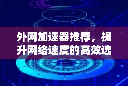 外网加速器推荐，提升网络速度的高效选择