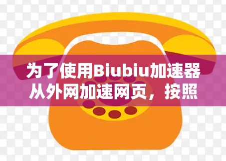 为了使用Biubiu加速器从外网加速网页，按照以下步骤操作