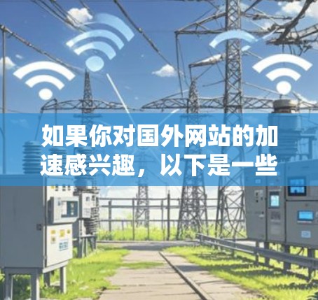 如果你对国外网站的加速感兴趣，以下是一些推荐的免费或功能强大的加速工具，这些工具通常用于加速国外网站的加载速度