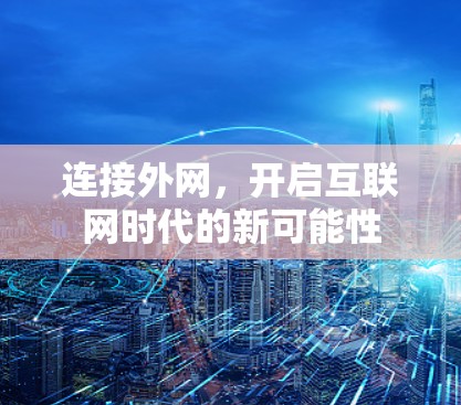 连接外网,开启互联网时代的新可能性 连接外网,开启互联网时代的新可能性