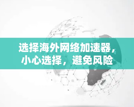选择海外网络加速器,小心选择,避免风险 选择海外网络加速器,小心选择,避免风险
