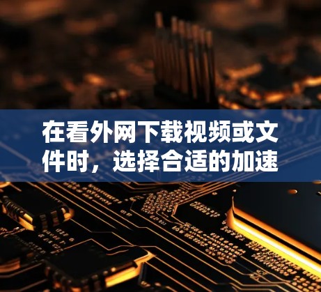 在看外网下载视频或文件时，选择合适的加速器至关重要。以下是一些关键点和步骤，帮助你选择和使用合适的加速器