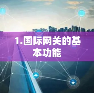 1.国际网关的基本功能 1.国际网关的基本功能
