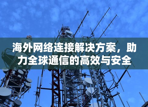 海外网络连接解决方案,助力全球通信的高效与安全 海外网络连接解决方案,助力全球通信的高效与安全