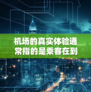 机场的真实体验通常指的是乘客在到达机场后,从飞机起飞到抵达目的地的过程中的各种情况,包括飞行时间、交通状况、拥挤程度、行李处理、登机流程等。以下是一些关于机场线路的详细体验 机场的真实体验通常指的是乘客在到达机场后,从飞机起飞到抵达目的地的过程中的各种情况,包括飞行时间、交通状况、拥挤程度、行李处理、登机流程等。以下是一些关于机场线路的详细体验