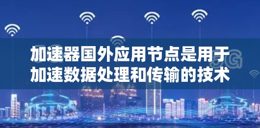 加速器国外应用节点是用于加速数据处理和传输的技术手段,广泛应用于金融、医疗等行业的场景。以下是对加速器和国外应用节点的详细分析
