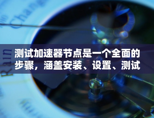 测试加速器节点是一个全面的步骤,涵盖安装、设置、测试和优化。以下是一个结构化的指南